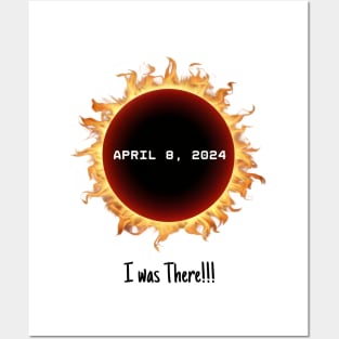 Total Solar Eclipse Totality April 8 2024 I was there Memorabilia, Blazing glowing sun Outline Posters and Art